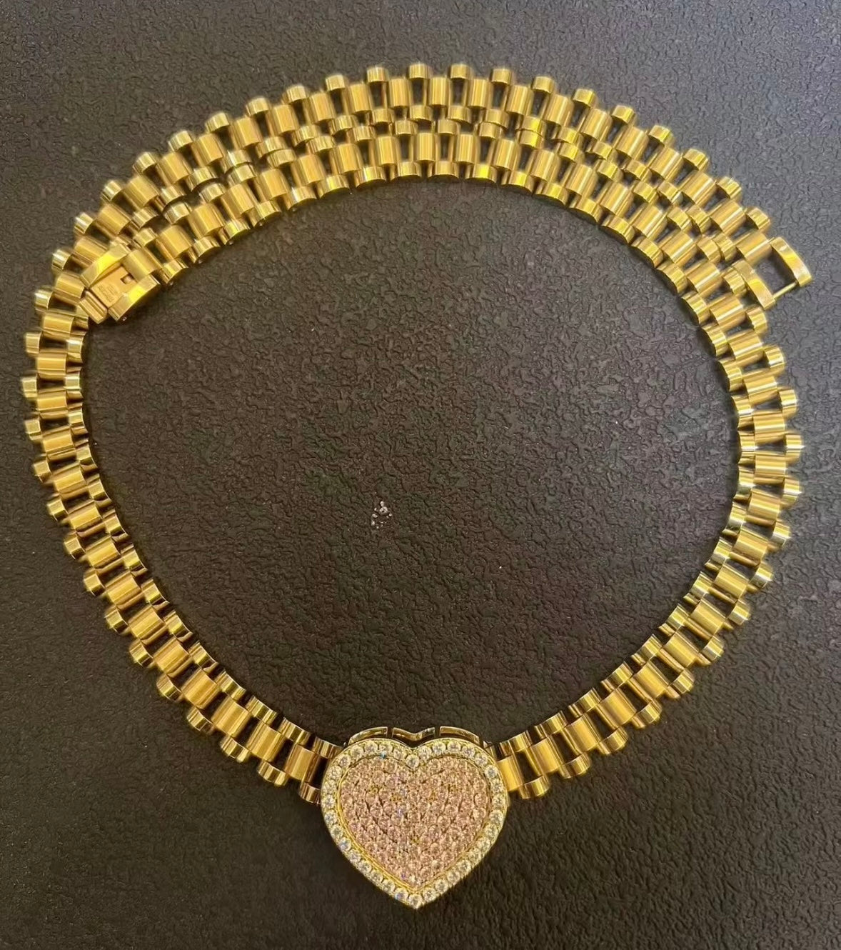 Heart Rolex Necklace