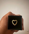 14k Rolex heart ring
